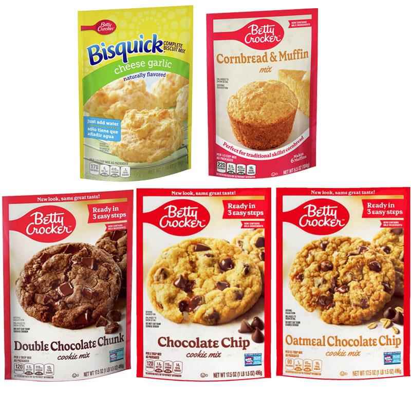 美国Betty Crocker Cookie Mix贝蒂妙厨曲奇饼干粉巧克力碎燕麦