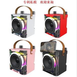 ys203跨境便携式 A829广场舞家庭K歌音箱 LED无线蓝牙音响带话筒WJ