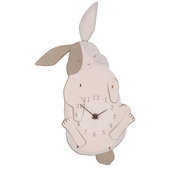 静音mdf墙儿童创意钟摇摆挂钟装 饰趣味卧室批发走时钟表钟时钟挂