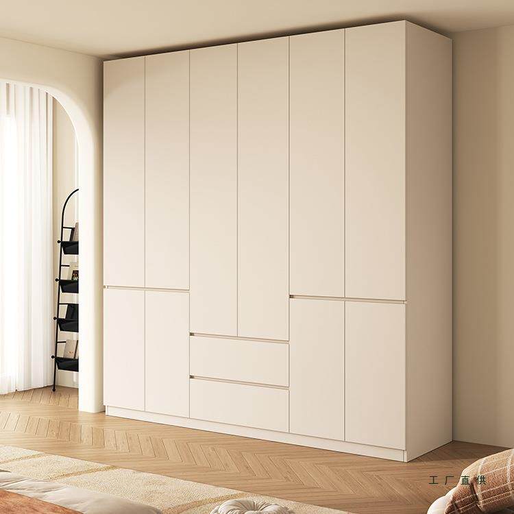 2026新款定制实木大衣柜家用卧室简约现代衣橱小户型免拉手分段