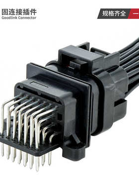 针14372907接插件国产-汽车326p系列座连接器插头amp-防水ecu线束