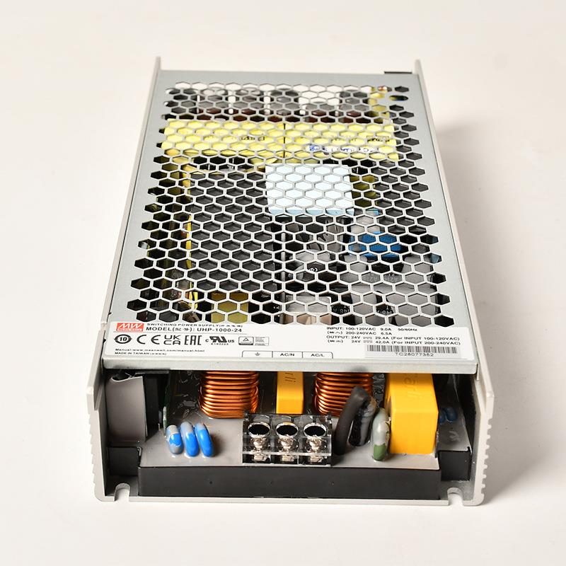 UHP-1000-24 1000W 24V 42A 明纬PFC高性能超薄电源