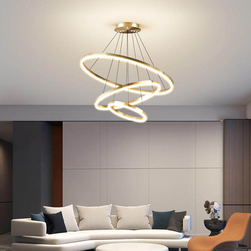 轻奢吊灯现代简约大气大厅灯具广东中山三环餐厅灯饰客厅主灯