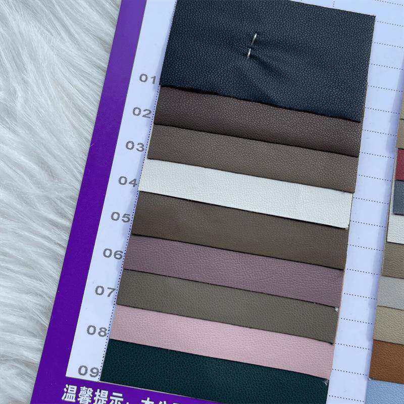 0.5mm亮光小羊纹高弹蛋白PU皮革面料皮衣皮裙软包人造革