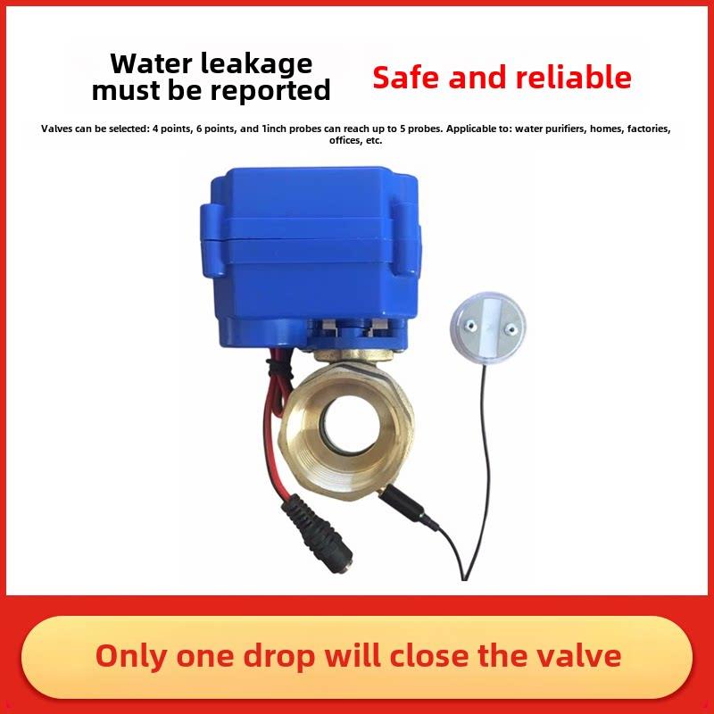 全屋防淹前置过滤器净水器专用漏水保护器电动球阀漏水自动关水阀