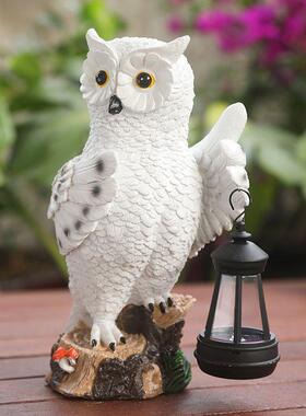 跨境工厂直猫鹰院树脂工艺品户外发花园庭头装饰MTY雕像家居
