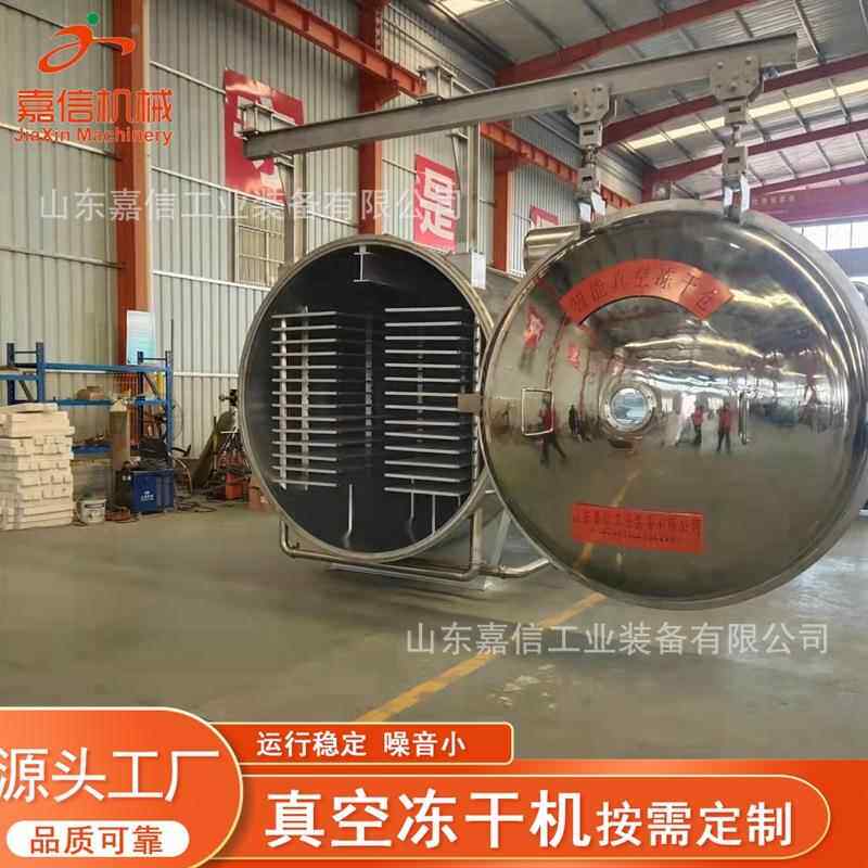 水果真空冻干机蔬菜豌豆低温冷冻干燥机水产海参肉食牛肉冻干设备