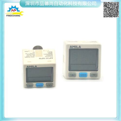 AMILA亚米拉数显压力开关MP20 NPN输出压力表电压12-24V现货出售