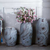 景德镇装 软陶瓷房家居饰品花瓶 落地新婚摆件婚婚庆整体 欧式 大