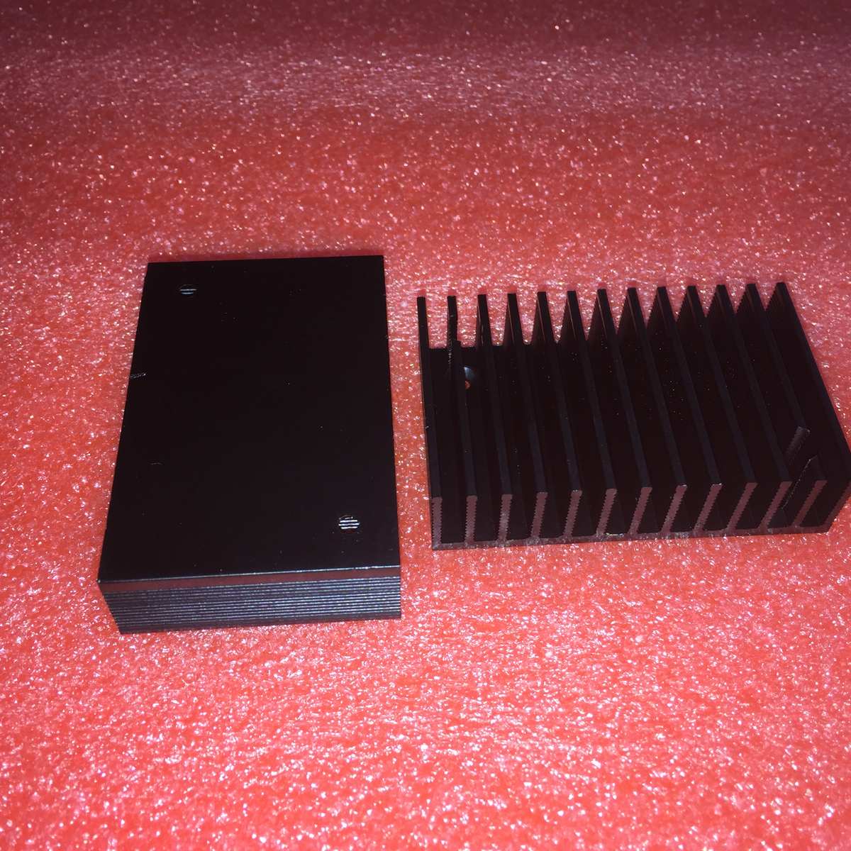 散热器 铝底座 适用金升阳75-200W电源模块1/4散热片砖 60x40x15