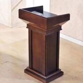 演讲台发言台实木发言席教室讲桌简约现代迎宾台接待台会议主席台