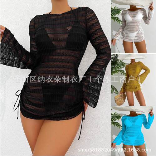 Women's three bikini lace up breathable beach