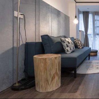 原意木墩子实桩木墩木圆凳木根JMH58065雕树墩树桩凳子创木头茶几