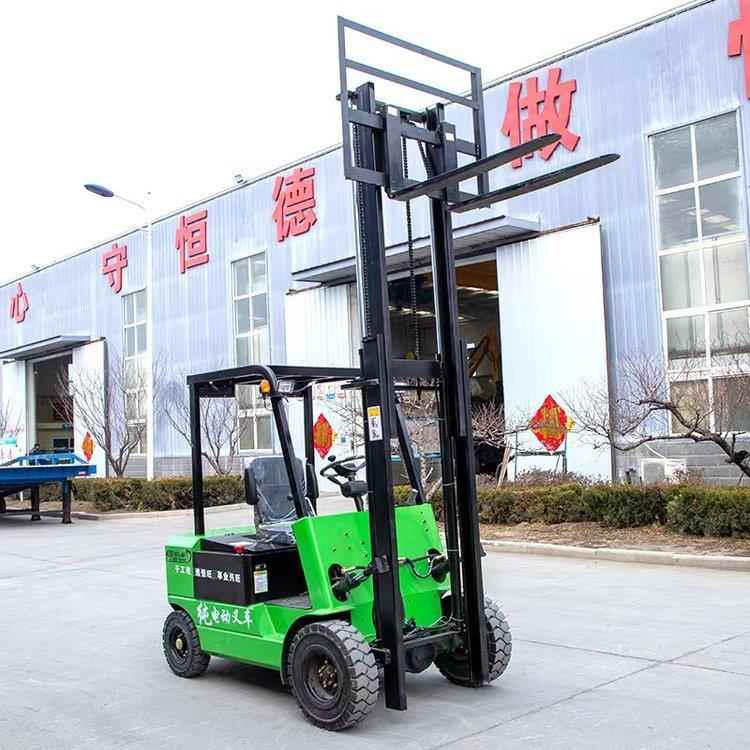 2四轮电动叉车吨3吨全动1吨.5吨小型1座驾式工厂装AWC电载卸搬运