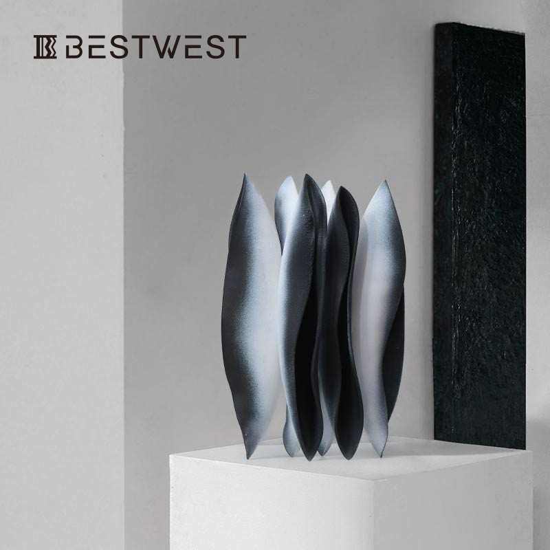 Best west 陶瓷摆饰高档客厅装饰品酒柜办公室新家茶几茶桌面装饰