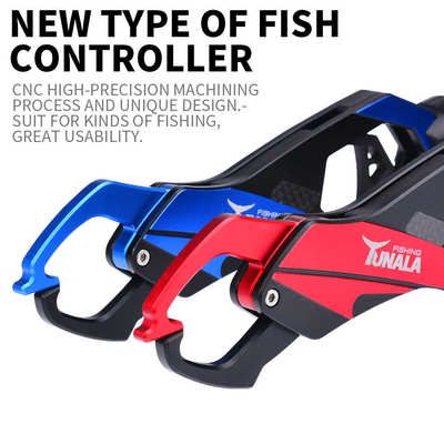 吕合金路亚钳大物控鱼器套装带称夹鱼器钓鱼工具360度旋转握把