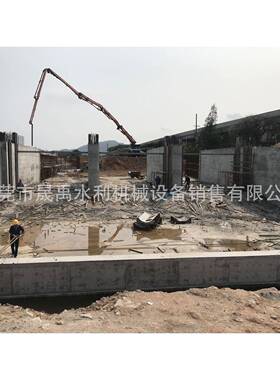 广东工地现场钢制闸门预埋件门槽制作与安装含喷锌防腐11000元/吨