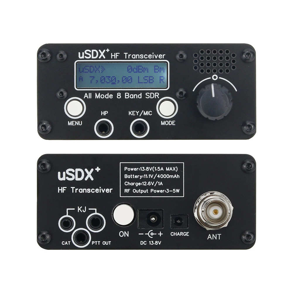 uSDR uSDX+Plus V2 8波段SDR收发器HF SSB QRP高频短波收发器 LCD