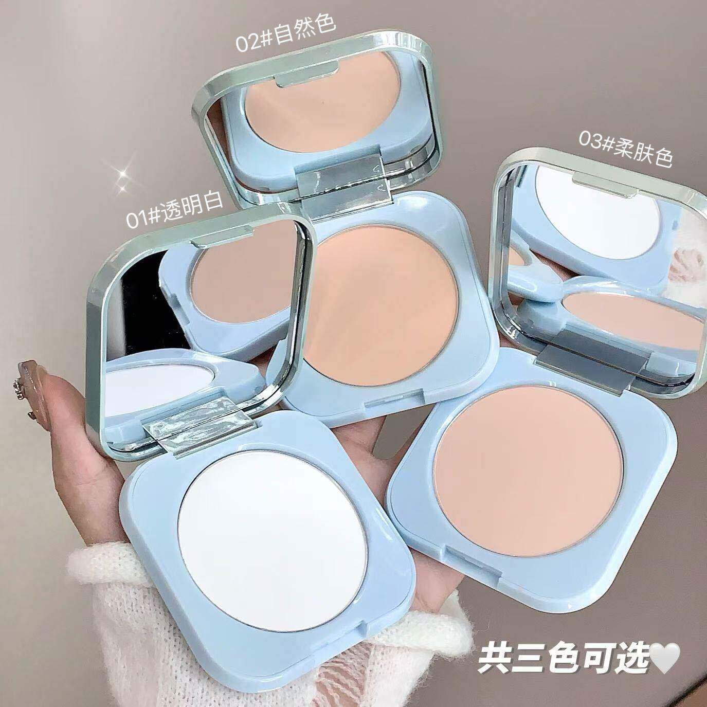 kobeleen焕颜轻盈定妆粉饼自带粉扑自然遮瑕修饰肤色散粉轻透粉饼