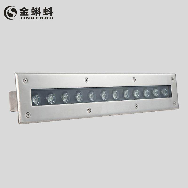 LED长方形地埋灯12W18W水下地埋灯全不锈钢水下灯嵌入式防水埋地