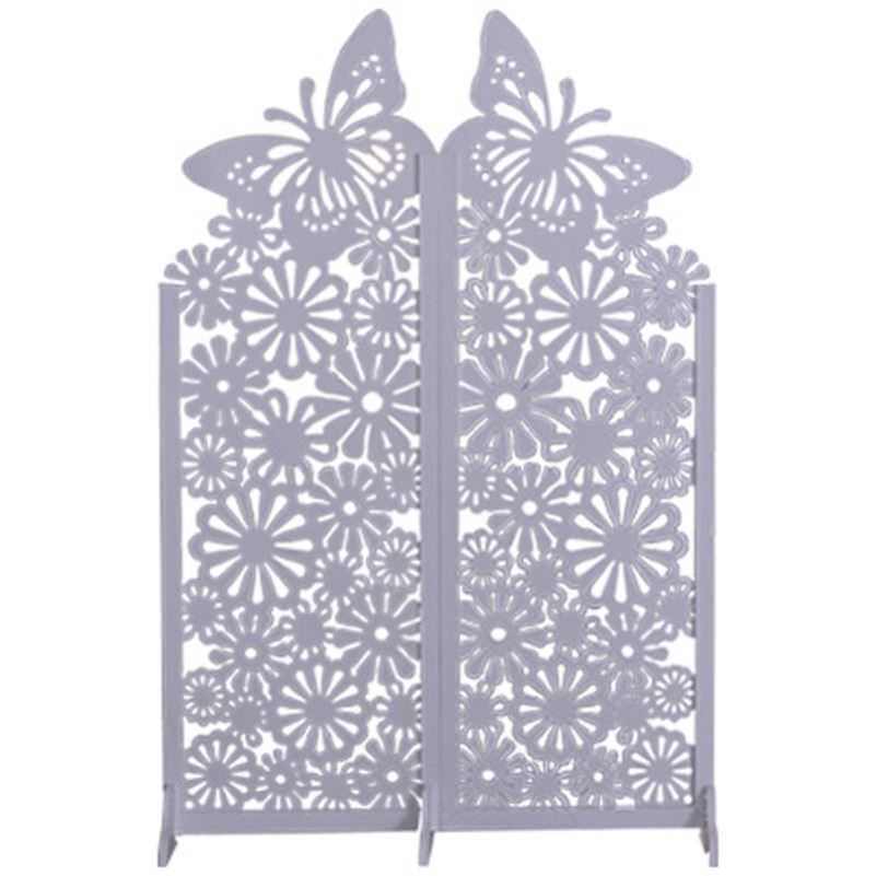 屏风隔断玄关时尚客厅白色雕花折叠屏风店铺酒店卧室镂空移动屏