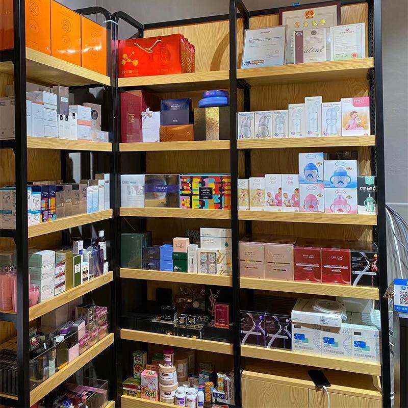 超市日化用品靠墙货架洗护用品单双面多层超强承重展示货架供应