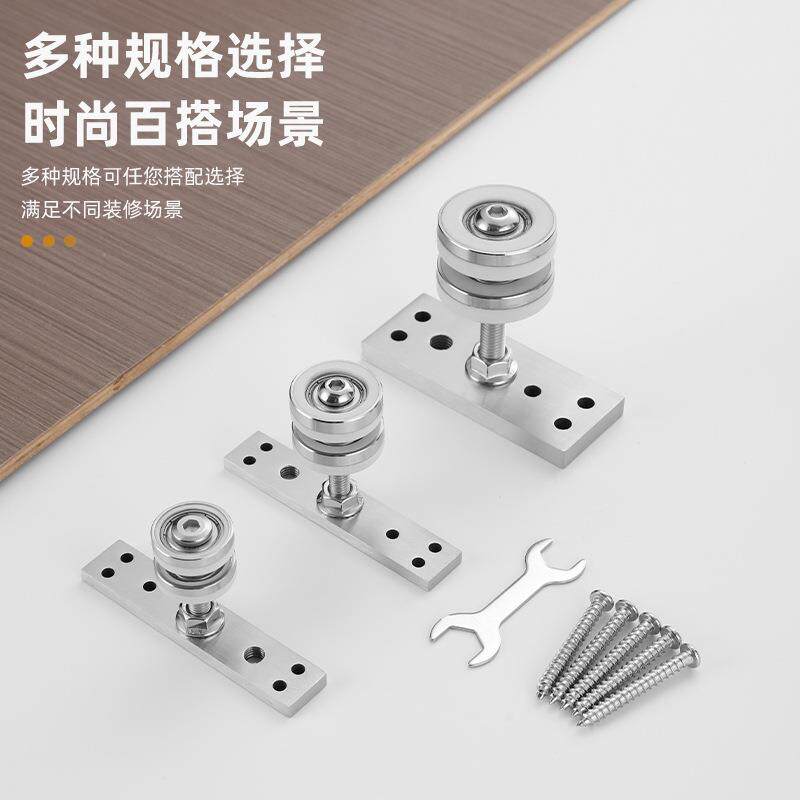 折叠门吊轮万向滑轮吊轨酒店屏风门吊滑轮推拉门玻璃门隔断门吊轮