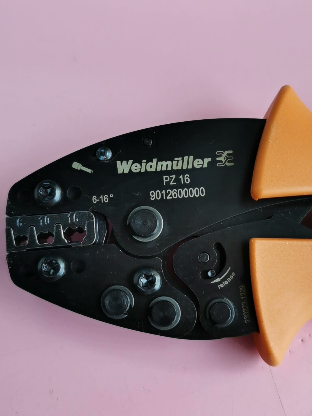 魏德米勒压线钳，PZ16订货号9012600000压接6-1