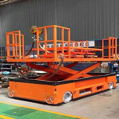 全向移动升降作业平台麦克纳姆轮舵轮升降机高空作业升降平台厂