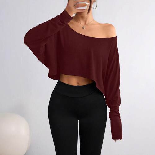 Sexy Casual Off-Shoulder Fitted Summer Spring Pcs Slim