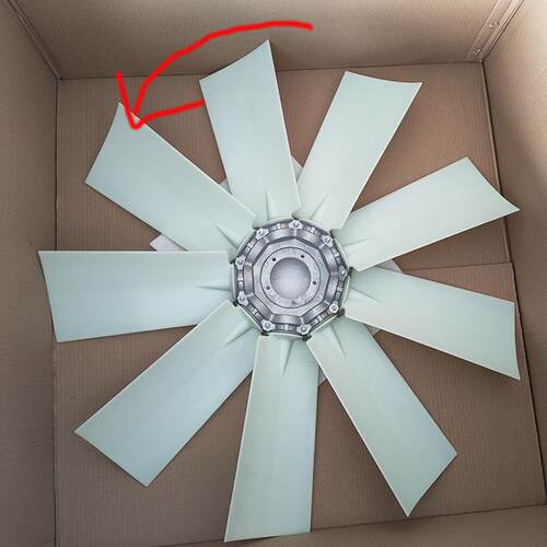 发动机热风IWO扇流风机风风叶水箱散散热叶装载机风叶叶轴轮厂家