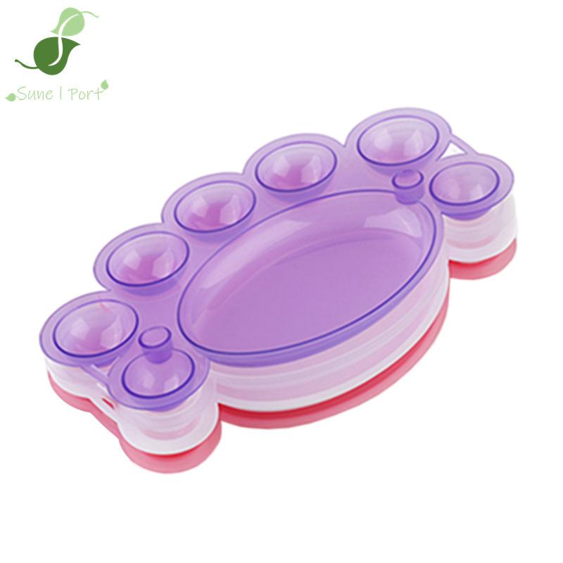 美甲工具调色盘彩色塑料颜料盘 指甲彩绘画花调色板文玩画用品