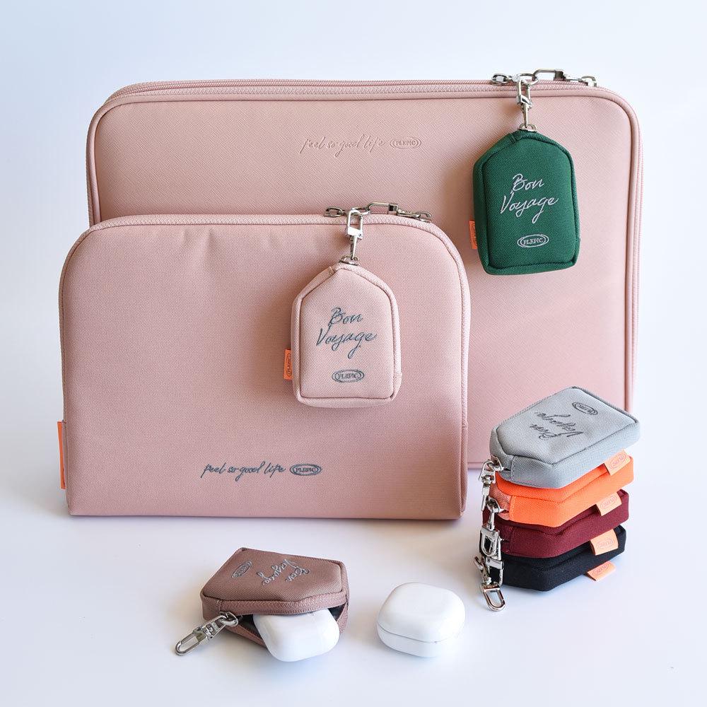 耳机bag 悬挂 蓝牙旅行 plepic韩国label零钱可正品包收纳voyage