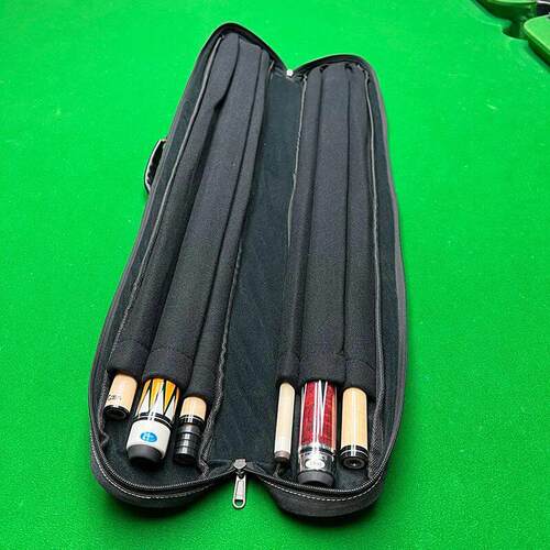 Pool Cue Sticks Bag 1/2 Cue Case Billiard Stick Storage Bag