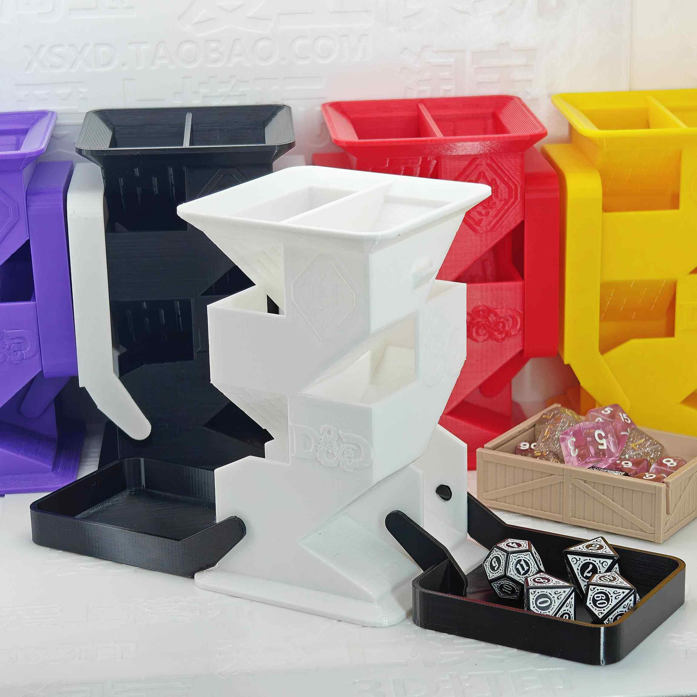 桌游折叠骰子塔 跑团dnd便携骰塔 股子塔 桌游升级配件Dice Tower