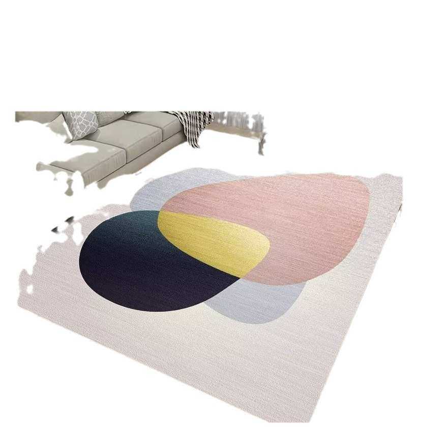 耐脏客厅地毯侘寂风轻奢高级沙发茶几毯简约现代抽象卧室床边地垫,居家布艺,地毯,淘宝优惠券,粉丝福利购,淘宝优惠卷