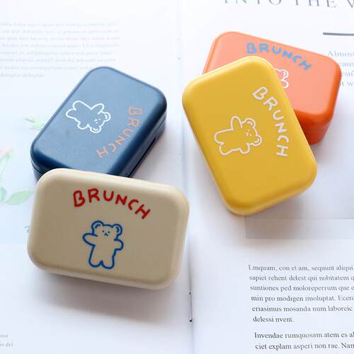 Cute Student Contact Lens Case - Ins Cartoon Colored Contact