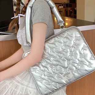 笔为适记本电脑电脑包1寸内可爱单肩用蝴蝶结电苹果华联想内胆保4护套