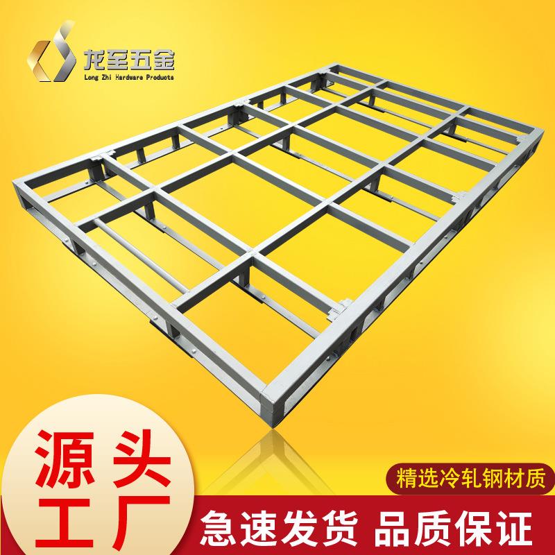 龙至重型双面防滑钢制叉车托盘仓储搬运1200*1000mm承重2吨