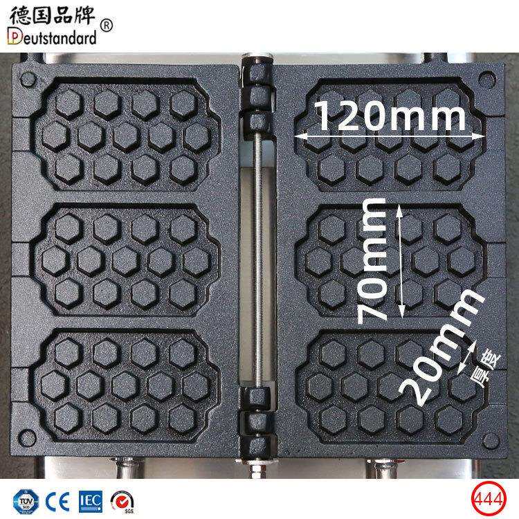 烤饼机华夫饼 蜂窝蜂巢饼松饼烘培设备电热双面加热机器小吃电心
