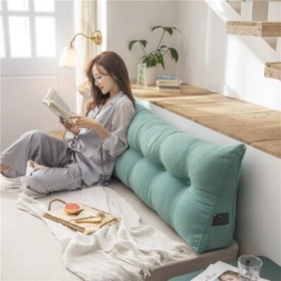 Sofa Large Backrest Cushion Waist Cushion Bed Long Trianglea