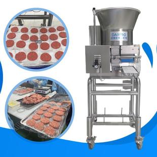 W圆形汉时堡成小型机SIH直径10cm 料筒50L肉饼成 产2100个饼肉机