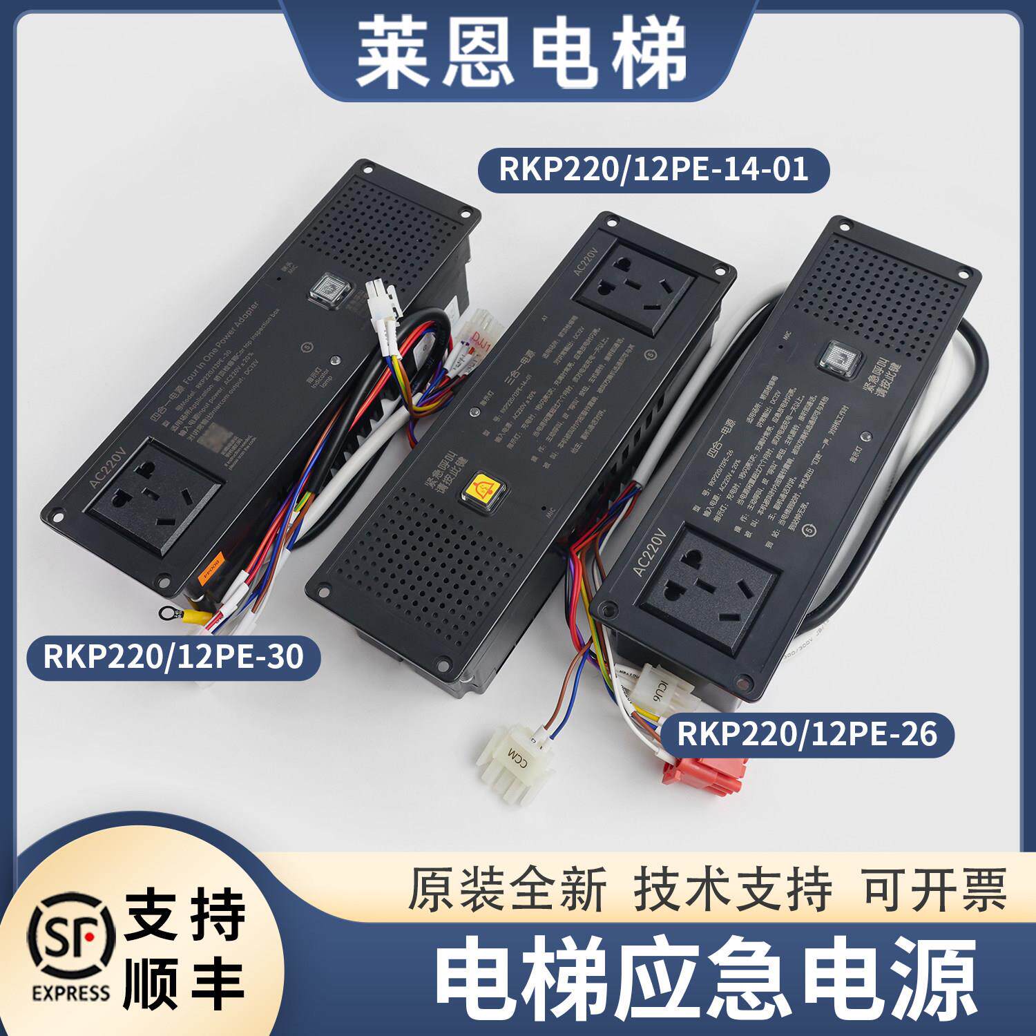 电梯四/三合一德凌应急电源RKP220/12PE-01/26/30轿顶检修箱照明