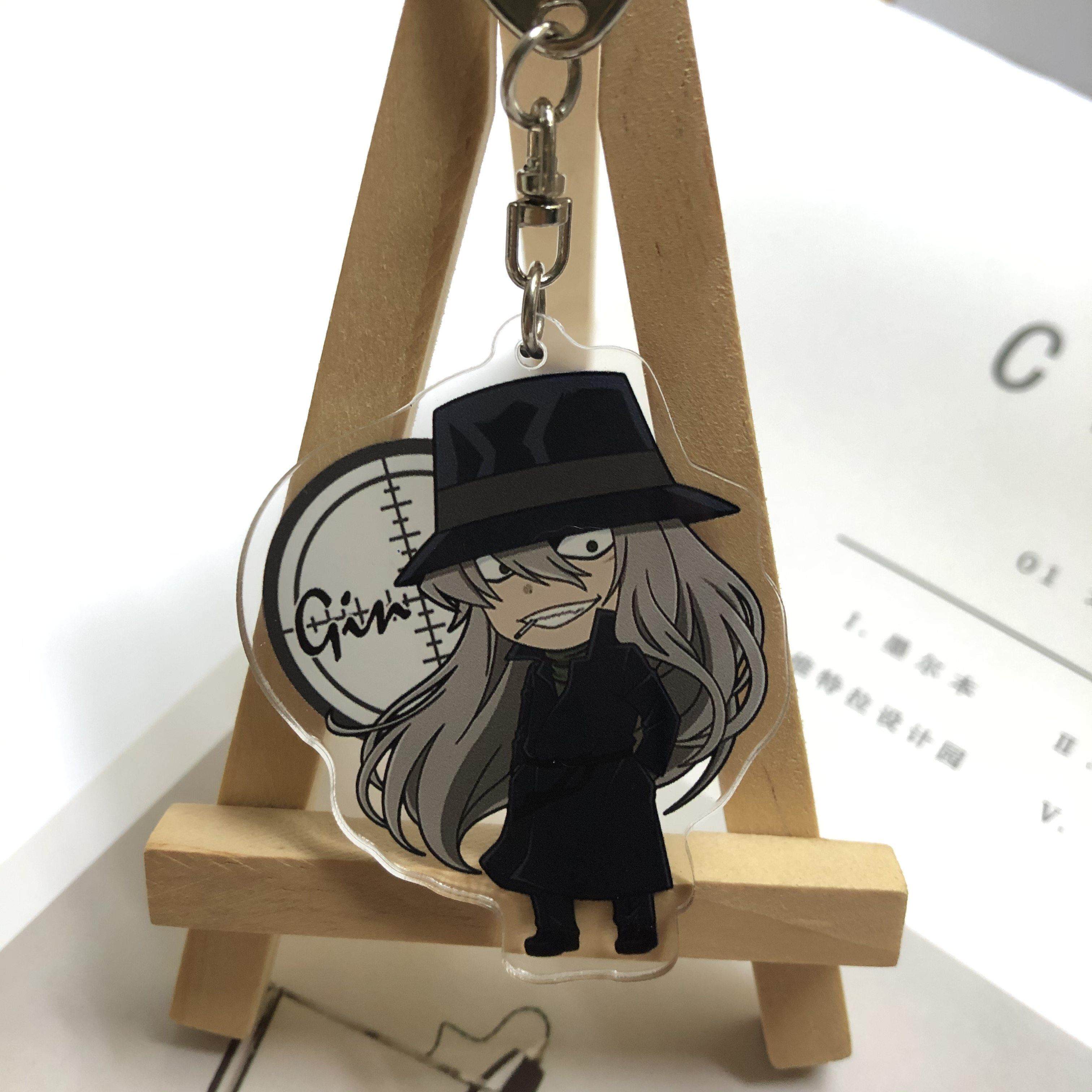 琴酒贝尔摩德周边钥匙扣赤井秀一安室透挂件亚克力卡通挂饰