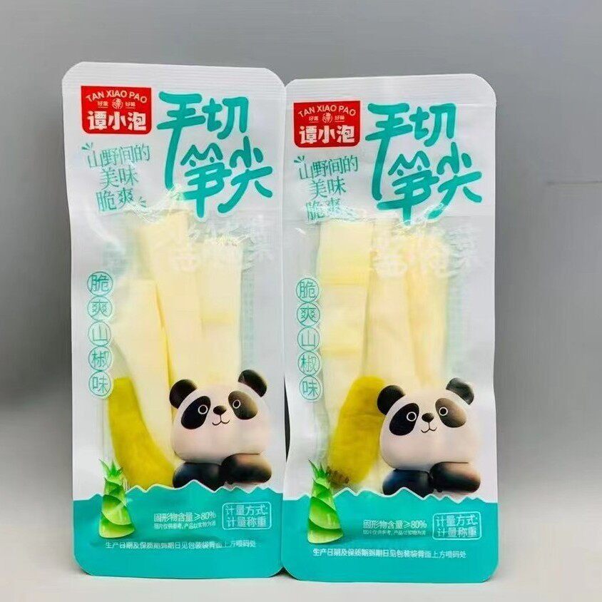 谭小泡手切笋尖山椒味独立包装宿舍网红办公室休闲脆嫩爽脆笋零食