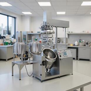 50L真空乳化机 小试中试型真空搅拌乳化机 100L真空均质乳化机