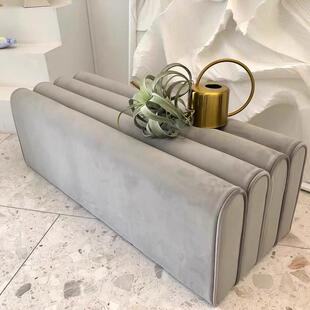 店沙发凳装 凳正长方形简约创意软包小凳子单人双人鞋 饰 店试鞋 服装