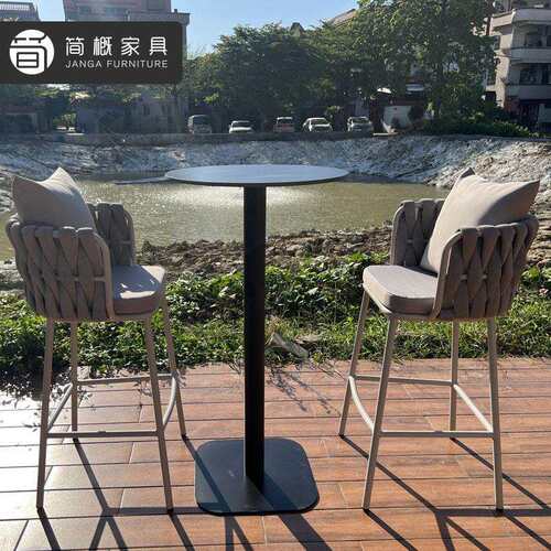 北欧铁艺酒吧椅 奶茶店咖啡厅绒布高脚椅子 甜品店长条吧台桌椅