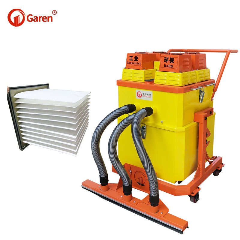 双/四马达粉尘吸尘机大功率工业吸尘器可连接地坪研磨机铣刨机