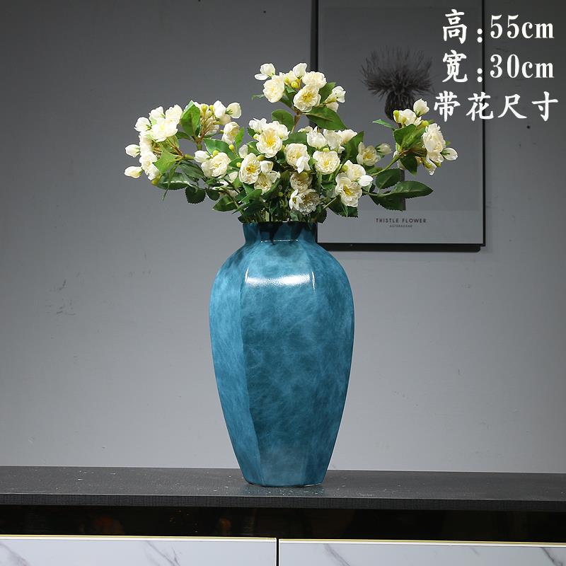 高档新中厅式陶瓷花瓶客电视轻柜家居奢饰现代简约酒店装餐桌插花